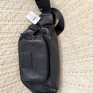 Coach Black Men's Belt Bag